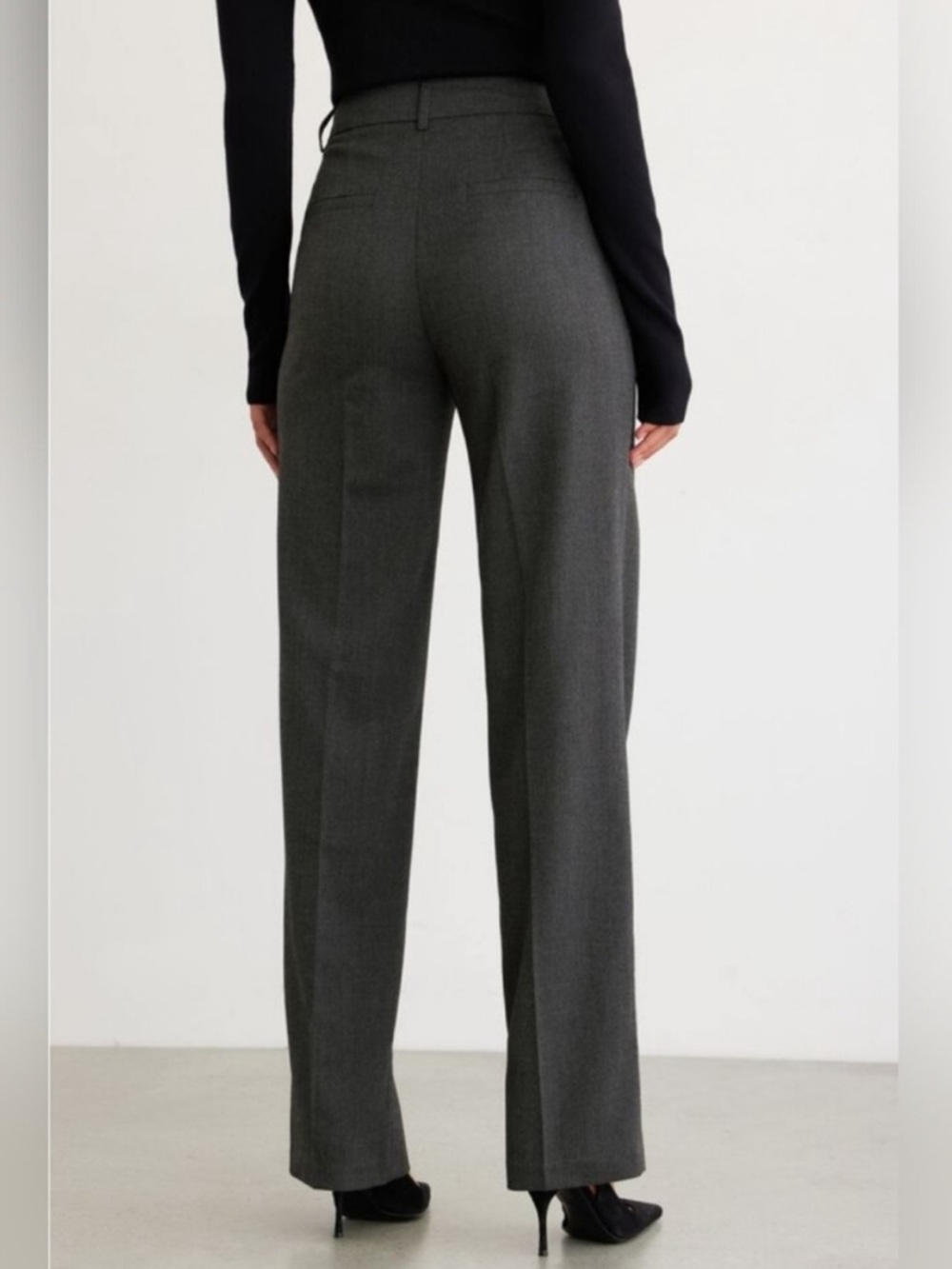 Dynamite Grey Work Trousers - Picture 2 of 5